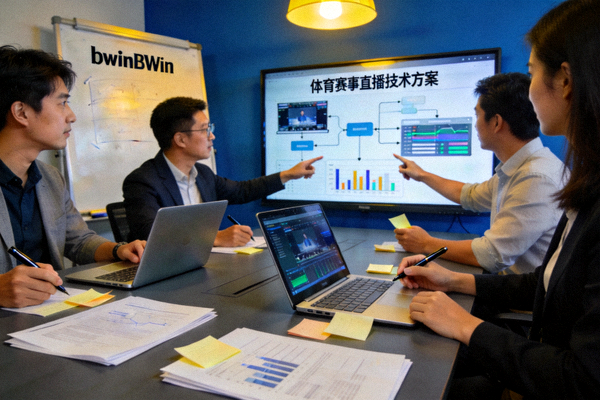 bwin_Bwin团队会议讨论体育赛事直播技术方案